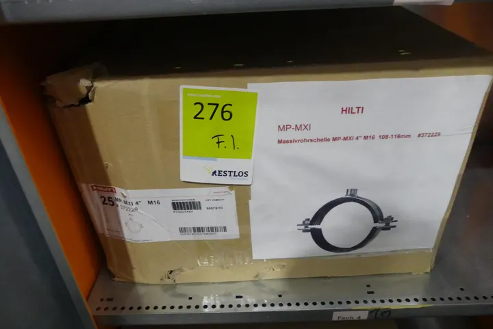 Karton Hilti Rohrschellen MP-MXI 4, M16, Range 108-16 Umfang: Fachinhalt